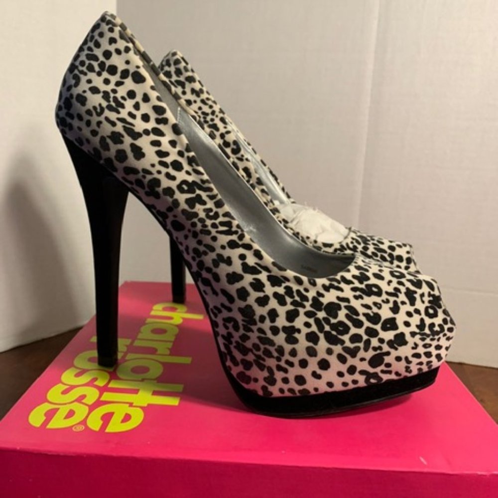 Charlotte Russe Tatum Peep Toe Heel